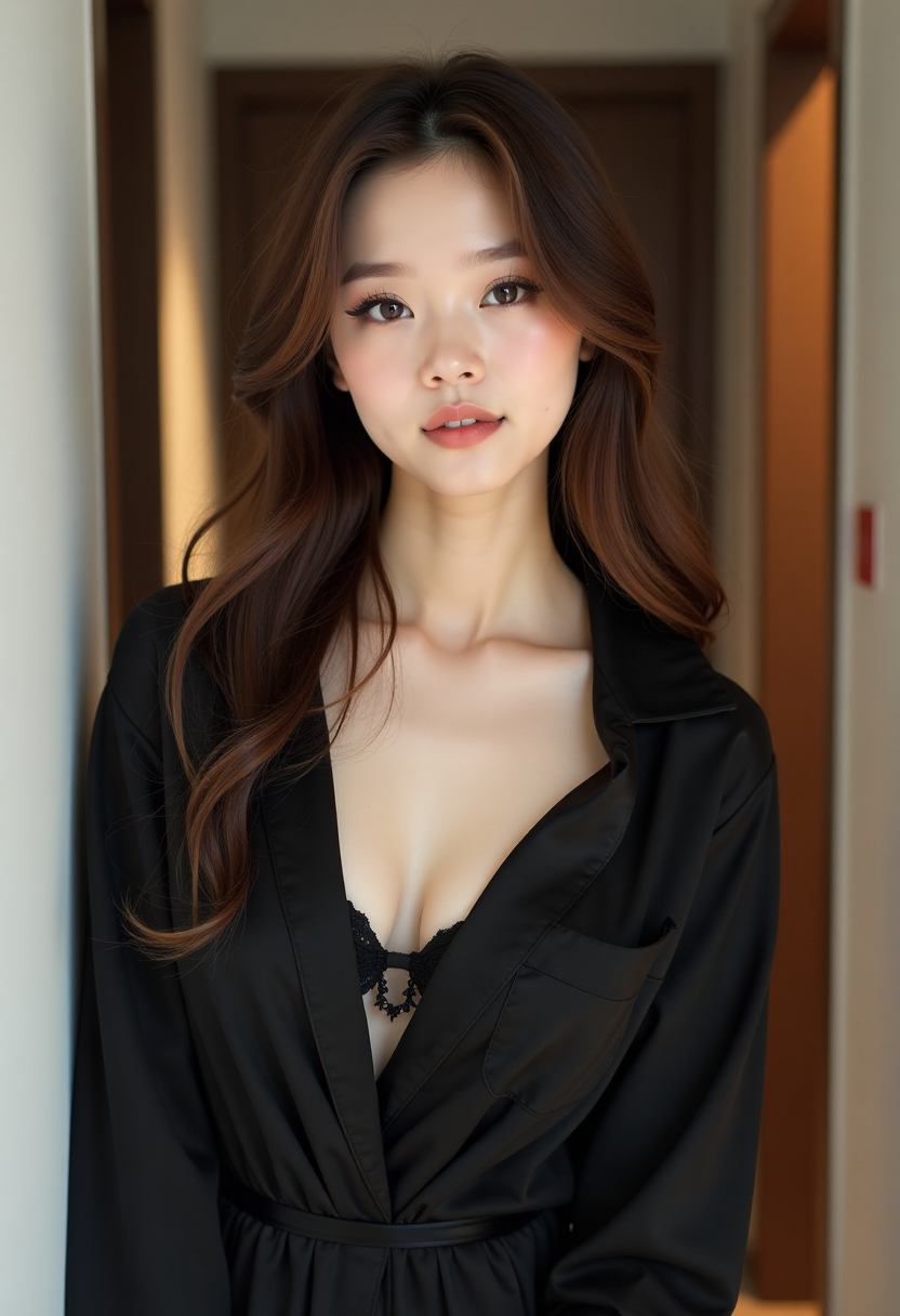 玫瑰隐入夜色